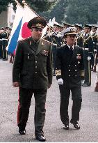 Russian army chief visits Japan